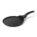Orret Home 27 Cm Döküm Granit Krep Tavası Yanmaz Yapışmaz Kaplama Eşit Isı Dağılımlı İnce Krep ve Pankek Tavası (Krep Tavası)