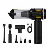 Orret Home 2'si 1 Arada Araç Süpürgesi ve Hava Üfleyici, 20000 Pa Turbo Vakum, 8000 mAh, Type-C Şarjlı, 3 Kademeli Fırçasız Motor, HEPA Filtreli Kablosuz Mini El Süpürgesi