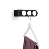 Orret Home 3’lü Yapışkanlı Dolap İçi Askı Aparatı Siyah, Metal Askı Asma Askısı, Dolap Kapak İçi Askılık, Elbise Askısı Düzenleyici, Askı Tutucu Organizer, Delmeden Vidasız Gardırop Askısı