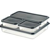 Orret Home 4 Adet Buzdolabı Derin Dondurucu Saklama Kabı Seti, , Dolap Düzenleyici Buz Dolabı Organizeri, Bpa I - Standart