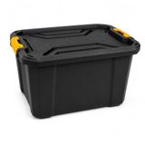 Orret Home 40 Litre Büyük Saklama Kutusu, Kilitli Kapaklı Plastik Organizer, Takım Sandığı, Oto Bagaj Organizeri, Garaj Atölye Eşya Depolama Kutusu (40 Litre)