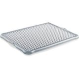 Orret Home 44x35 cm Plastik Bulaşık Süzgeci Mat Izgara Süzgeçli Süzmatik Tezgah Üstü Bulaşık Kurutmalık Büyük Boy Mutfak Süzgeci (ASORTİ RENK)