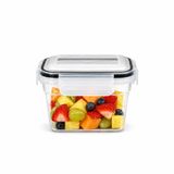 Orret Home 500 Ml Sızdırmaz Şeffaf Contalı Kilitli Saklama Kabı, PP Plastik Gıda Saklama Kutusu, Kapaklı Buzdolabı Düzenleyici, Mutfak ve Erzak Kabı, İstiflenebilir Çok Amaçlı Organizer (ASORTİ RENK)