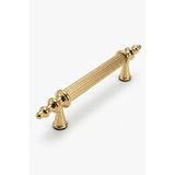 Orret Home 6 Adet Dekoratif Metal Dolap Kulpu Çekmece Kulpu Mobilya Kulpu Vintage Kulp Seti Şık Tasarım Dolap Sapı Çekmece Sapı Kapak Kulpu (Gold, 140 Mm)