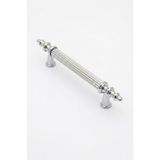 Orret Home 6 Adet Dekoratif Metal Dolap Kulpu Çekmece Kulpu Mobilya Kulpu Vintage Kulp Seti Şık Tasarım Dolap Sapı Çekmece Sapı Kapak Kulpu (Gümüş, 140 Mm)
