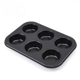 Orret Home 6 Gözlü Muffin ve Cupcake Tepsisi – Yapışmaz Metal Kek Kalıbı, Fırın Uyumlu Mini Kek Pişirme Kabı, Yüksek Isıya Dayanıklı ve Kolay Temizlenebilir Muffin Kalıbı