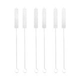 Orret Home 6'lı Pipet Temizleme Fırçası Seti – Suluk, Biberon, Akvaryum, Cam, Çelik ve Bambu Pipetler İçin Esnek Temizlik Fırçası-Pipet Temizleyici Tel Fırça