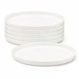 Orret Home 6’Lı Plastik Tabak Seti, 23,5 Cm Kırılmaz Ve Tekrar Kullanılabilir Servis Tabağı, Piknik Kamp Mangal Barbekü Parti Ve Günlük Kul