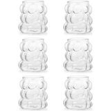 Orret Home 75 ml 6'lı Üzüm Bardak Seti, Bubble Bardak, Bulut Bardak, Kahve Yanı Sunum Bardağı, Zarif - Standart