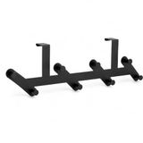 Orret Home 8 Kancalı Metal Kapı Arkası Askı, Amerikan Kapı Arkası Çapraz Askılık, Mat Siyah Kapı Üstü Elbise Havlu Çanta Askısı, Delmeden Dolap Banyo Mutfak Organizeri 52 cm