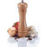 Orret Home Ahşap Karabiber Değirmeni: Manuel Tuz Öğütücü, Doldurulabilir Çalkalayıcı, Baharat Pişirme ve Servis İçin Ideal (17 Cm)