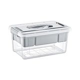 Orret Home Bölmeli ve Katlı Plastik Organizer Makyaj Düzenleyici – Kilitli Takım Sandığı Organizer Kutu, Taşıma Kulplu Çok Amaçlı Düzenleyici, Katlı Saklama Kutusu (ASORTİ RENK) (5 Litre)