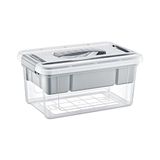 Orret Home Bölmeli ve Katlı Plastik Organizer Makyaj Düzenleyici – Kilitli Takım Sandığı Organizer Kutu, Taşıma Kulplu Çok Amaçlı Düzenleyici, Katlı Saklama Kutusu (ASORTİ RENK) (9 Litre)