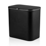 Orret Home Dolap Kapağına Asılabilir 15 Litre Çöp Kovası, Duvara Yapıştırılabilir Çift Tarafa Açılabilir Mutfak Çöp Kutusu, Banyo Çöp Kovası, Kapaklı Asma Çöp Kovası Organizer (Siyah)