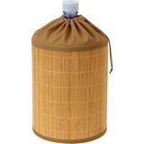 Orret Home Hasır Bambu Damacana Kılıfı – 53x42 cm El Örgüsü Hasır Damacana Örtüsü, Estetik Su Damacanası Kaplama, Dekoratif Ev ve Mutfak Aksesuarı 19 L Damacana Uyumlu