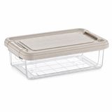 Orret Home Kilitli Saklama Kabı Şeffaf Organizer PP Plastik Gıda Saklama Kabı Kapaklı Buzdolabı Düzenleyici İstiflenebilir Çok Amaçlı Saklama Kutusu (3 Litre)