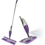 Orret Home Mandallı Sprey Mop Click Mop – Deterjan Hazneli, Mikrofiber Paspas Başlıklı, 360° Dönebil - Standart