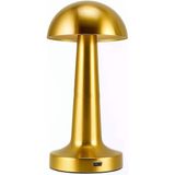 Orret Home Mantar Şekilli Şarjlı Masa Lambası – 3 Fonksiyonlu Dokunmatik Led Aydınlatma, Dekoratif Gece Lambası, Yatak Odası, Salon ve Ofis İçin Modern Tasarım Işık (Gold)