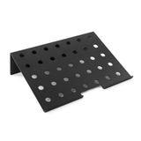Orret Home Metal Laptop Standı MacBook Laptop Standı Dizüstü Bilgisayar Yükseltici Stand Notebook Standı Soğutmalı Ergonomik Laptop Yükseltici Masaüstü Stand (Siyah)