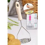 Orret Home Metal Saplı Paslanmaz Çelik Patates Ezici (Plastik Saplı)