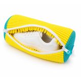 Orret Home Mikrofiber Ayakkabı Yıkama Filesi Fermuarlı Ayakkabı Yıkama Torbası Makarna Tasarım Çamaşır Makinesi Koruyucu Yıkama Çantası 1 Adet (ASORTİ RENK)