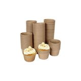 Orret Home Muffin Cupcake Kek Kalıbı Kapsülü – Kraft Renk, 20 Adet Tek Kullanımlık Brownie, Muffin, Cupcake Pişirme Kağıdı ve Kek Kapsülü
