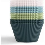 Orret Home Muffin Pişirme Kalıbı 12 Adet Silikon Kek Kalıbı Cupcake Çikolata Sade Kek (12 Adet) - Standart