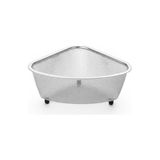 Orret Home Paslanmaz Çelik Ayaklı Lavabo Içi Çöp Süzgeci – 18X13X10 cm Hijyenik ve Pratik Gider Filtresi, Bulaşık Süngeri ve Tel Organizerli Lavabo Atık Süzgeci - 0,12 mm - 275 m