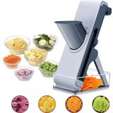 Orret Home Profesyonel Basmalı Rende Doğrayıcı – 3 Bıçaklı Paslanmaz Çelik Kesme, Mandolin Doğrama ve Rendeleme Aleti – Sebze, Meyve, Peynir, Salata ve Pratik Mutfak Kullanımı İçin Ergonomik Tasarım