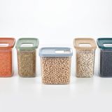 Orret Home Şeffaf Erzak Kabı Kapağı Süzgülü Saklama ve Düzenleme Kabı Plastik Gıda Saklama Kabı Bakliyat Makarna Un Şeker Saklama Kutusu 1 Adet (ASORTİ RENK) (1,6 Litree)