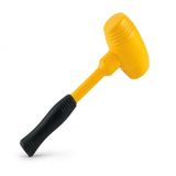 Orret Home Silikon Kaplamalı Plastik Tokmak – Darbeye Dayanıklı Lastik Tokmak, Kauçuk Çekiç, Ahşap Fayans Parke İçin Yüzey Dostu Tokmak, Ergonomik Saplı El Aleti