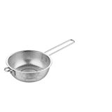 Orret Home Uzun Saplı Paslanmaz Metal Süzgeç – Makarna, Sebze ve Meyve Yıkama Süzek, Derin Gövdeli, Dayanıklı Tel Süzgeç, Mutfak Süzgeci (19 Cm)