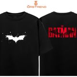 Ors Trend Batman Baskılı Oversize Tişört - 0-Siyah - XL