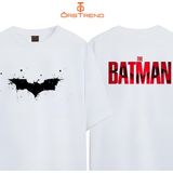 Ors Trend Batman Baskılı Oversize Tişört - 001-Beyaz - XL
