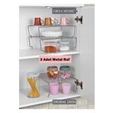 Orsa Home 3 Adet 31 cm Krom Dolap Içi Düzenleyici Raf,mutfak Organizeri,düzenleyici Raf