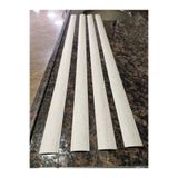 ORSAYAPI Parke Eşik Çıtası Kendinden Yapışkanlı BEYAZ GRİ MEŞE Renkli Alüminyum Profil 90 cm/4 Adet.