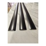 ORSAYAPI Parke Eşik Çıtası Kendinden Yapışkanlı Siyah Renkli Alüminyum Profil 90 Cm /3 Adet.
