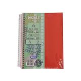 Orta Boy 4+2 Ayracli Defter 6 Konulu 180 Yaprak 1 Adet 4 Kareli 2 Cizgili Spralli Plastik Kapak Seperatorlu 18X25 Cm