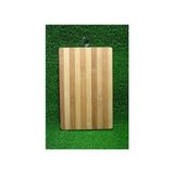 Orta Boy Bambu Kesim Tahtası 22 x 32 cm, Ahşap Kesim Panosu, Salata ve Et Kesme Tahtası - Kahverengi