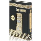 Orta Boy Bilgisayar Hatlı Arapça Cilt Bezi Mıklepli Kuran-ı Kerim - Kabe