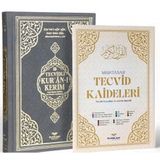 Orta Boy Bilgisayar Hattı Arapça Tepe Varaklı Termo Deri Tecvidli Kuran-ı Kerim - Gri