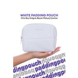 Orta Boy Dolgulu Beyaz Makyaj Çantası MISSHA White Padding Pouch