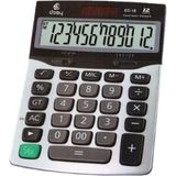 Orta Boy Hesap Makinesi EC18, Pratik ve Kullanışlı Hesaplama Aracı - Seçenek 1 - Antrasit