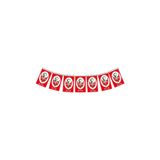 Orta Boy İpli Kağıt Atatürklü Bayrak 12x8Cm 50 Li Vt808 8697459088080