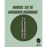 Orta Boy Kararbiber ve Tuz Öğütücü – Kolay Kullanım, Şık Tasarım - Çok Renkli