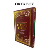 Orta Boy Satır Altı Türkçe Okunuşlu ve Mealli Renkli Bil. Hatlı Kuran-ı Kerim (Kod:754)