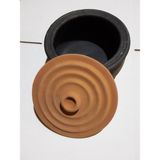 Orta Boy Toprak Güveç Tencere Kap (24 * 12CM) - Çok Renkli