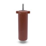 Orta Plastik Mobilya Koltuk Kanepe Ayağı 6 Adet Ceviz 14 - 19 cm 5/16 Vida (Vida Ölçüsüne Dikkat)