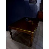 Orta Sehpa Demonte 90684 Model Kayın Aslan Retro Ayak Gold Renk El Yapım