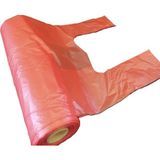 Ortaboy Kırmızı Rulo Poşet Market Manav Atlet Hışır - 3 ADET
